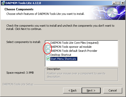 Daemon Tools on Vista 64 - install w/o sponsor