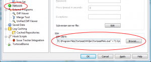 Setting TortoisePlink for svn+ssh access Setting TortoisePlink for svn+ssh access