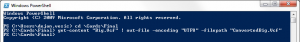Powershell - UTF8 conversion