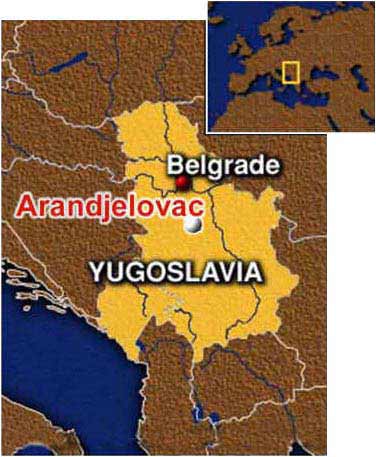 mapa srbije arandjelovac Arandjelovac – Vesic.Org mapa srbije arandjelovac