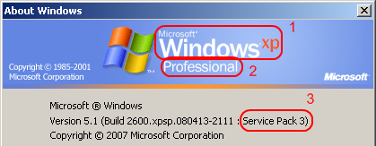 Windows XP - WinVer